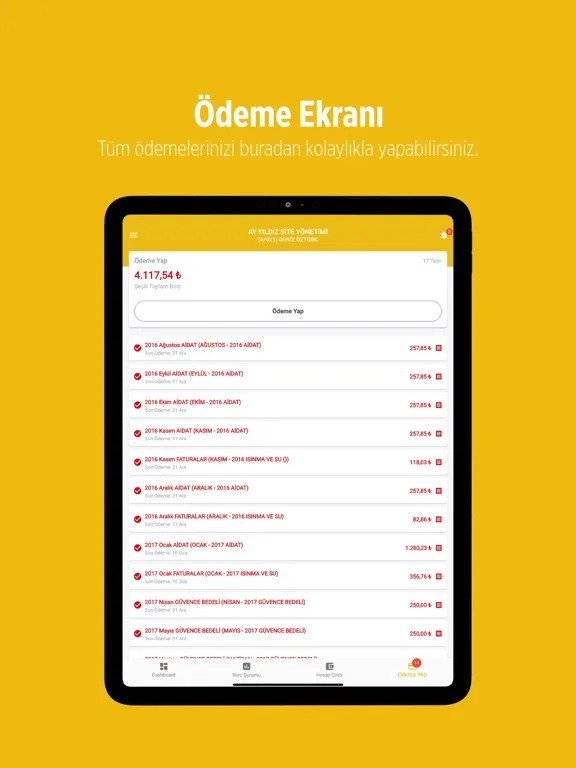 Bina Yöneticim iPad  Screenshots