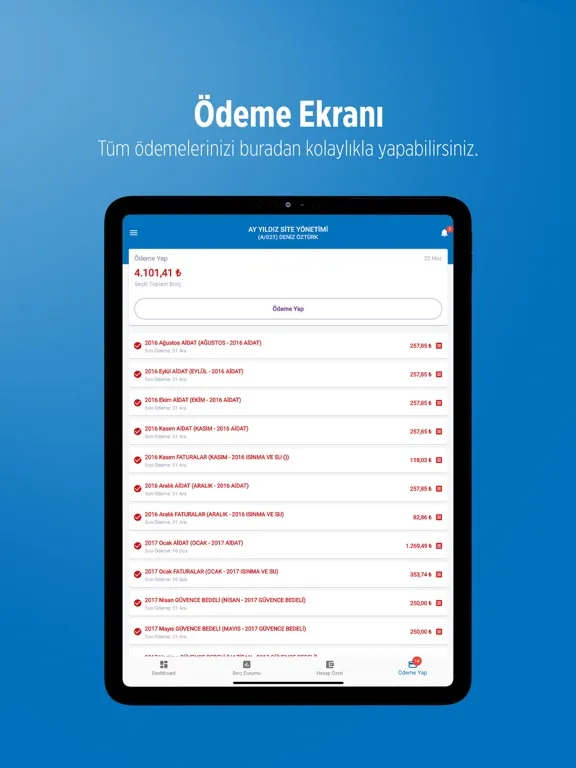 تصاویر 1K Bina ve Site Yönetimi iPad 