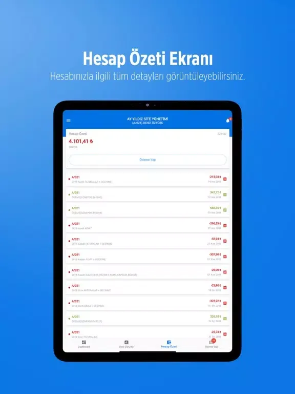 Ảnh chụp màn hình của Çözümcell iPad 