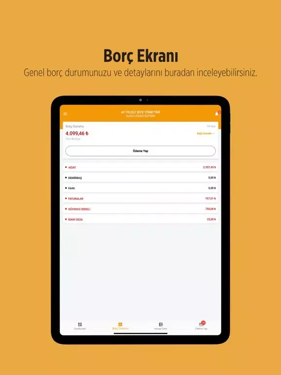 Zrzuty ekranu Governs Yönetim iPad 