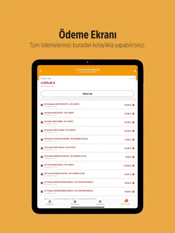 Zrzuty ekranu Governs Yönetim iPad 