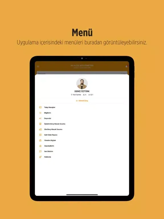Zrzuty ekranu Governs Yönetim iPad 