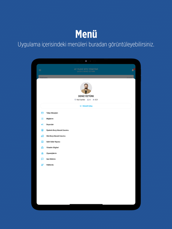 Captures d'écran de Siraç Yönetim iPad 