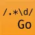 Regex Go