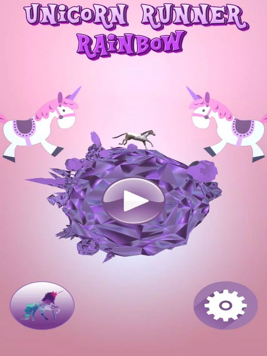 Unicorn Rainbow Runner iPad  Screenshots