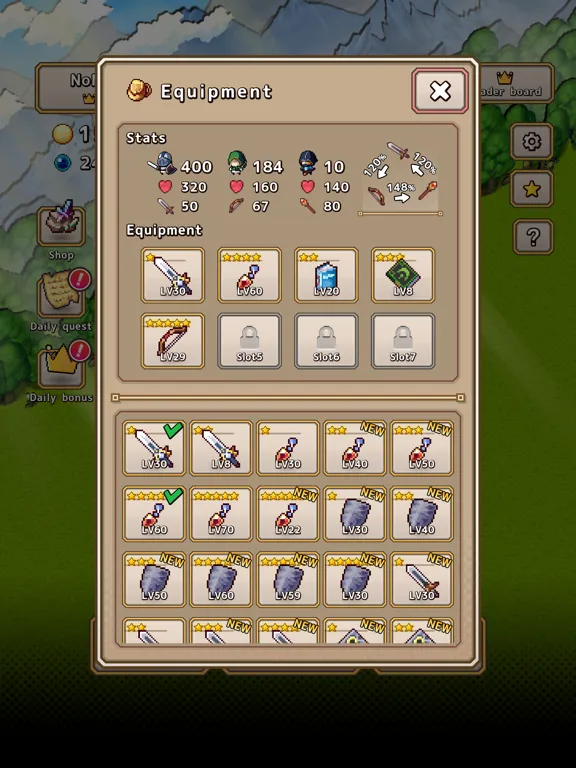 Tangkapan layar Hero Great Wars iPad 