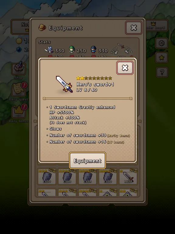 Tangkapan layar Hero Great Wars iPad 