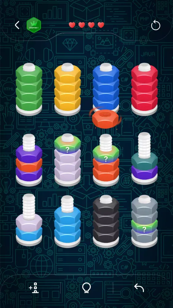 تصاویر Sort Nuts : Puzzle Challenge