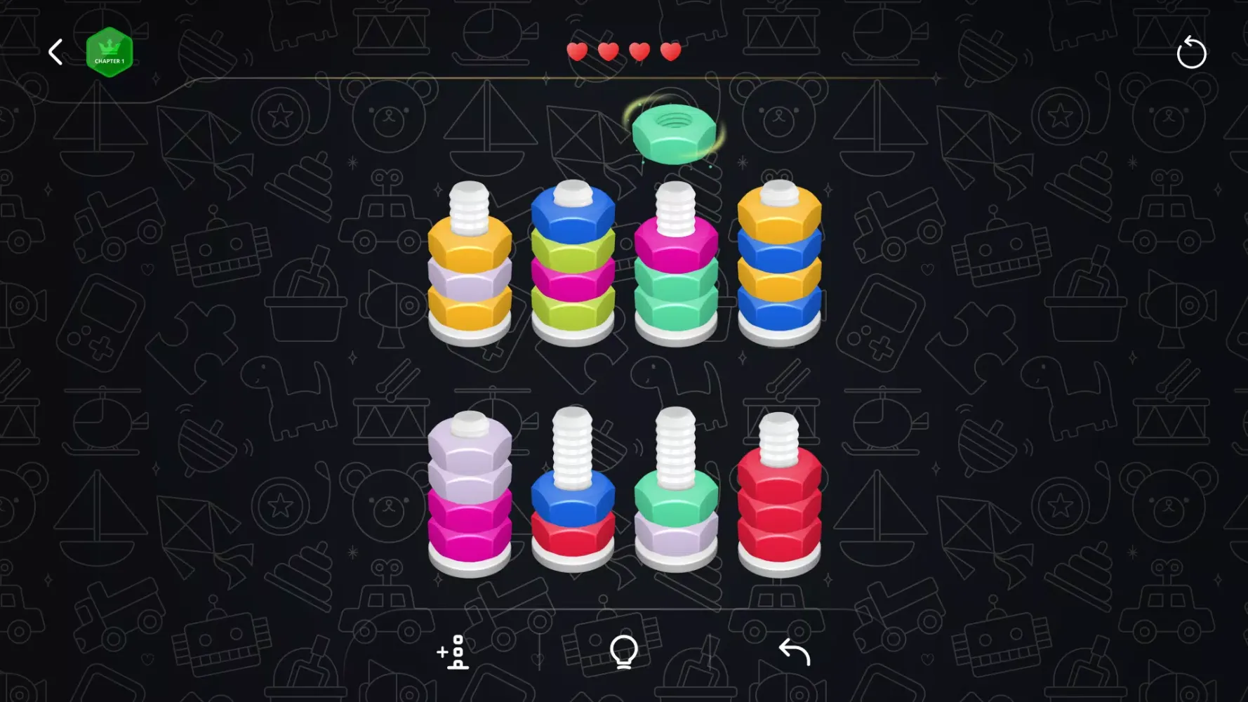 تصاویر Sort Nuts : Puzzle Challenge