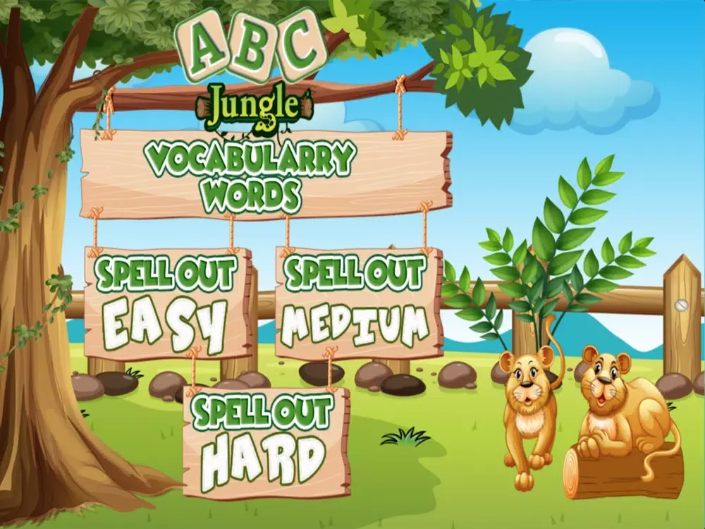 Zrzuty ekranu ABC Jungle - Vocabulary Puzzle iPad 