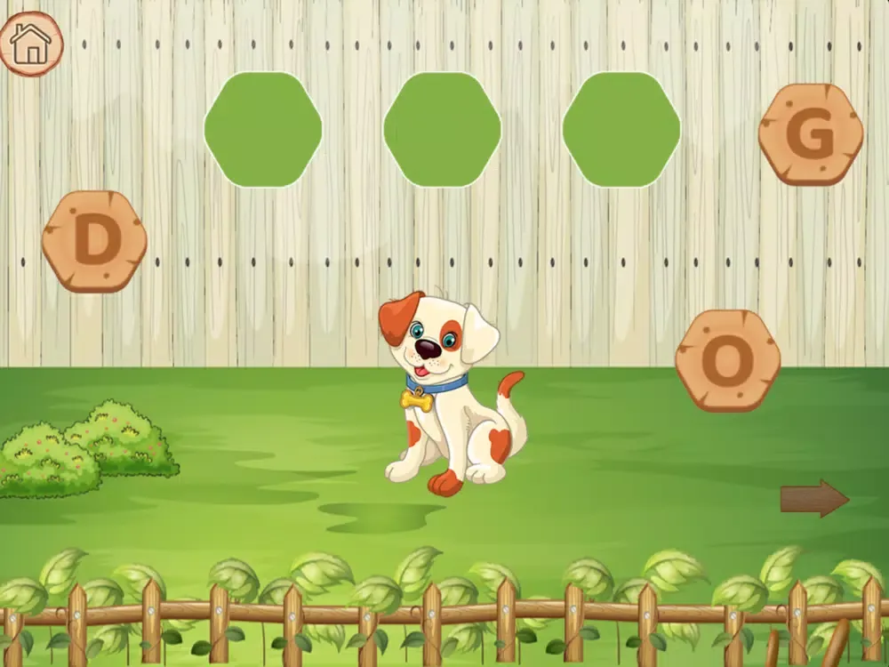 Zrzuty ekranu ABC Jungle - Vocabulary Puzzle iPad 