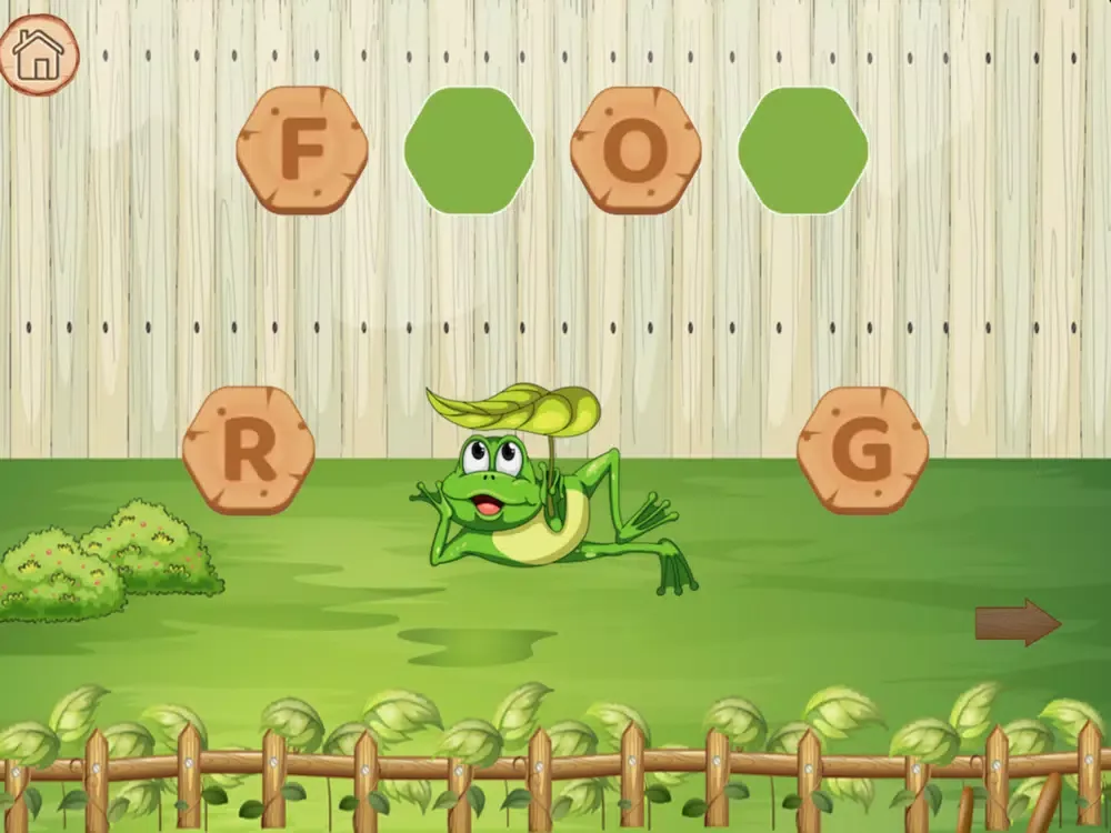 Zrzuty ekranu ABC Jungle - Vocabulary Puzzle iPad 