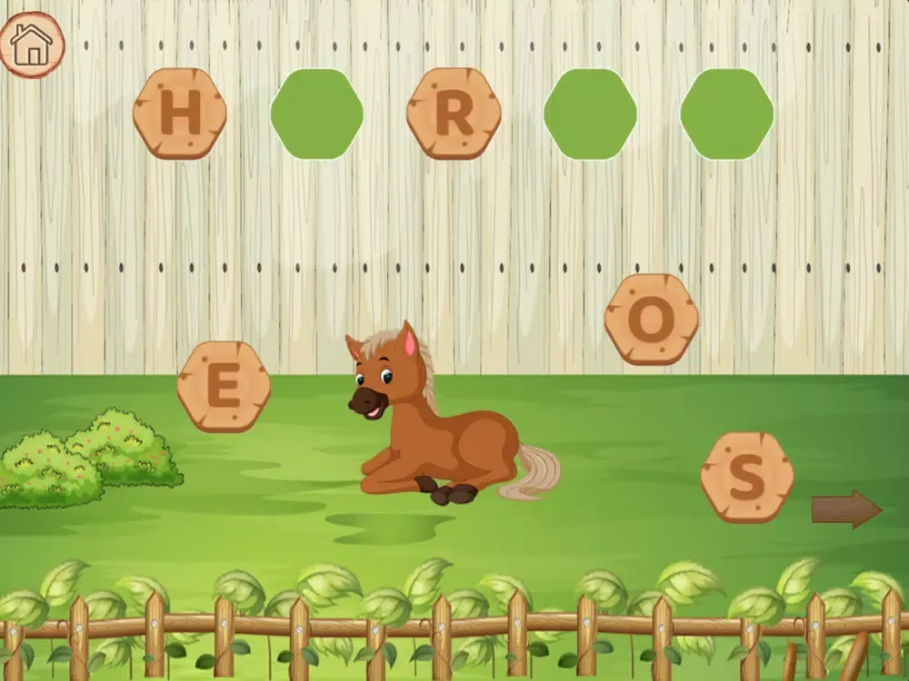 Zrzuty ekranu ABC Jungle - Vocabulary Puzzle iPad 