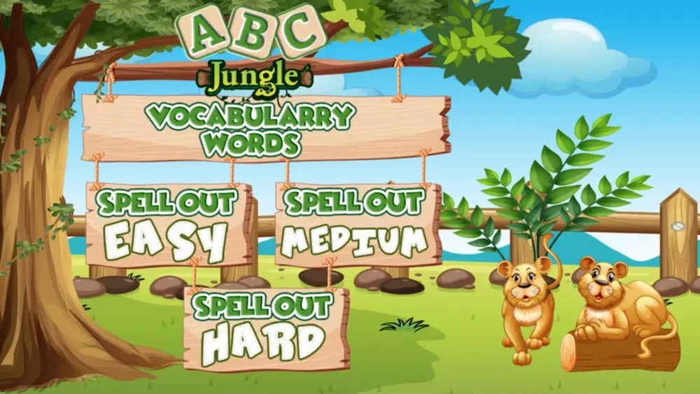 Zrzuty ekranu ABC Jungle - Vocabulary Puzzle