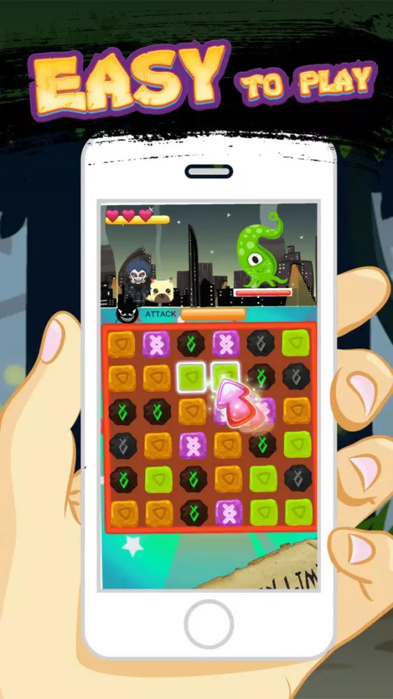 Tangkapan skrin Death Monster Matching Ball