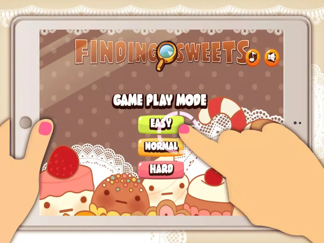 Capturas de tela do Finding Dessert Test Your Brain Games iPad 