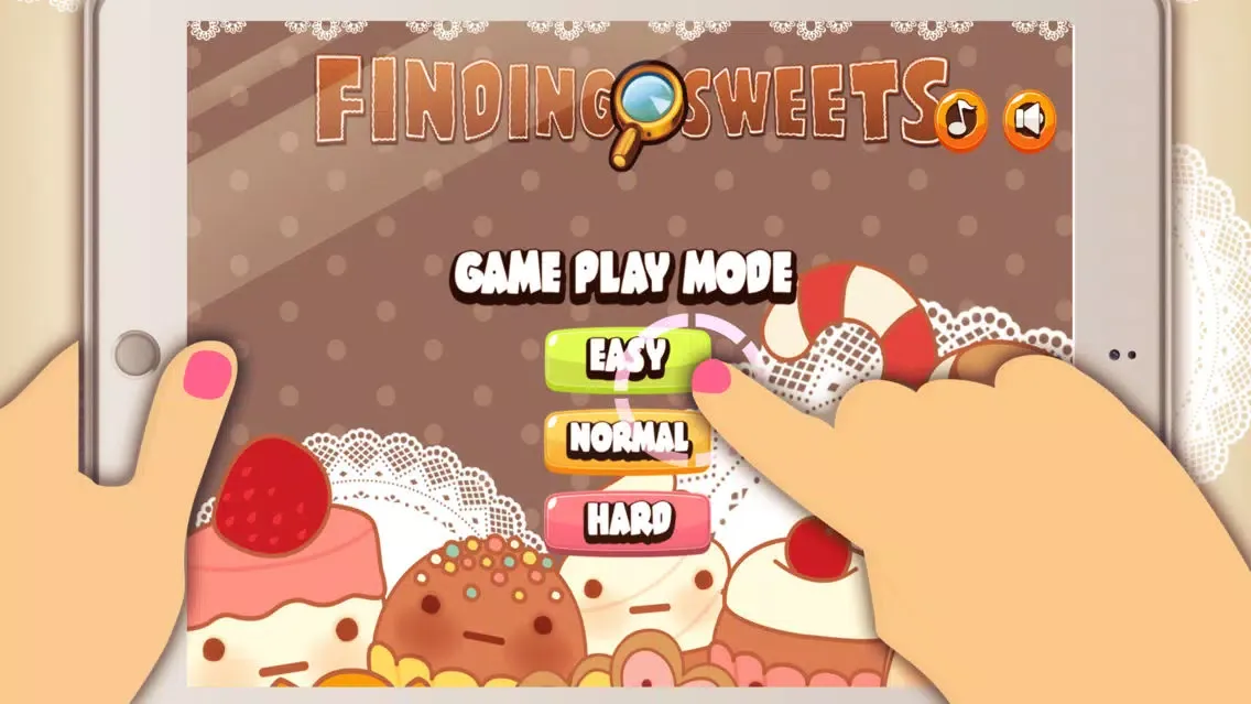 Capturas de tela do Finding Dessert Test Your Brain Games