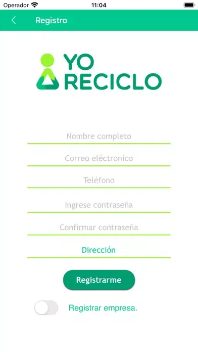 Captures d'écran de Yo Reciclo App
