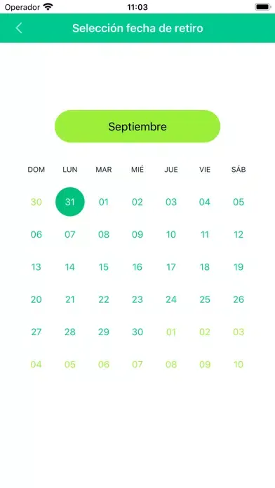 Captures d'écran de Yo Reciclo App