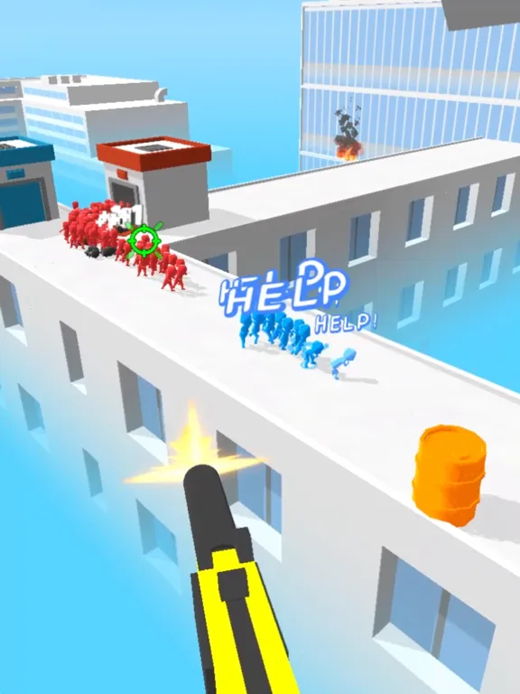 Zrzuty ekranu Z Escape: Zombie Crowd Shooter iPad 