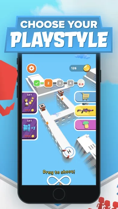 Zrzuty ekranu Z Escape: Zombie Crowd Shooter