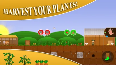 Mega Farmer - 2d sandbox farming adventure simulator with corn harvest and vegetable Screenshots