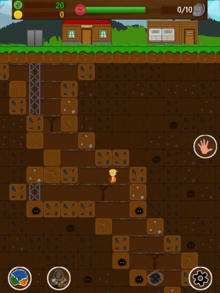 Ảnh chụp màn hình của Treasure Miner Online 2d iPad 