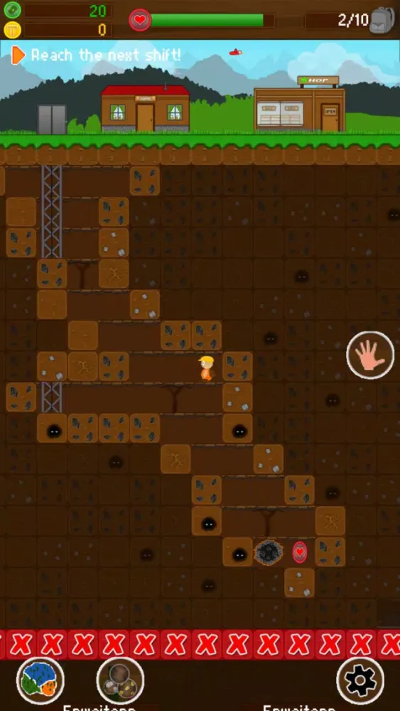 Ảnh chụp màn hình của Treasure Miner Online 2d