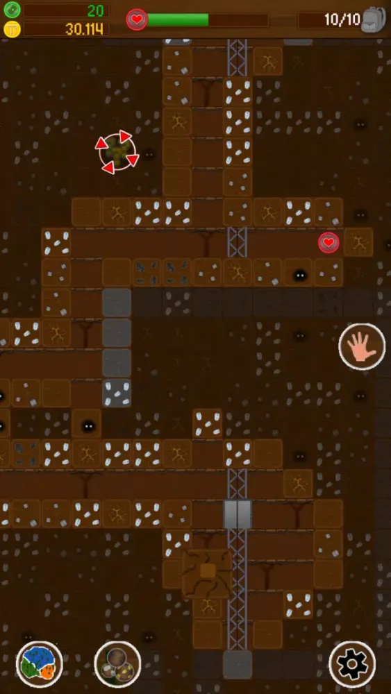 Ảnh chụp màn hình của Treasure Miner Online 2d