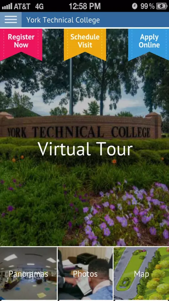 Capturas de tela do York Technical College