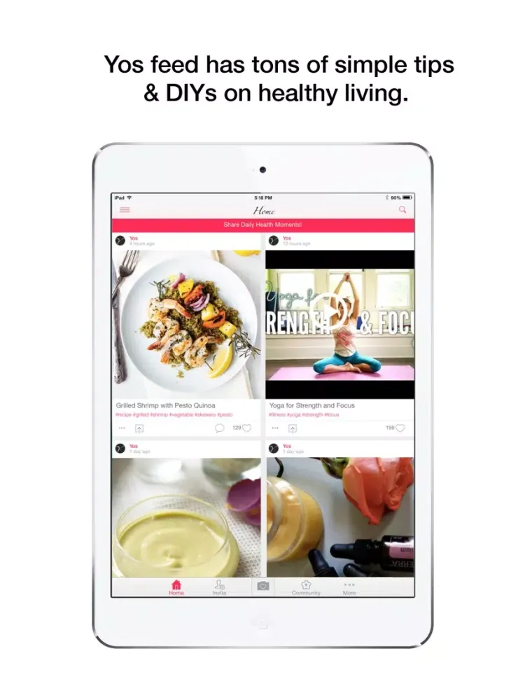 Yos - Holistic Healthy Living iPad 应用截图