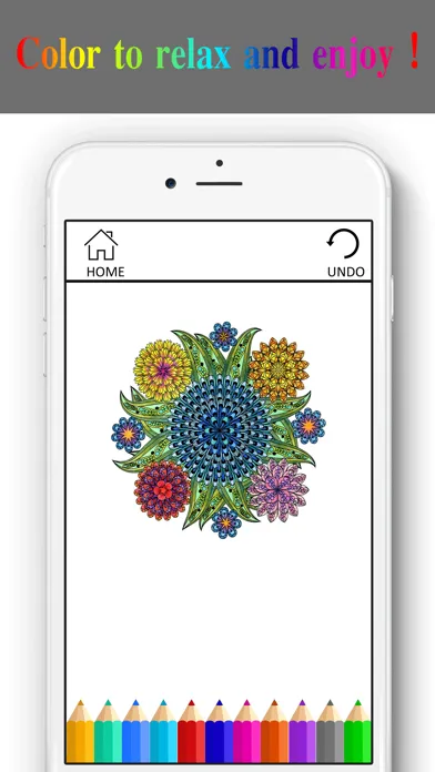 Zrzuty ekranu Coloring Beautiful Mandala New Theme