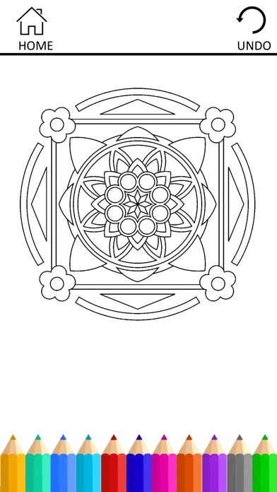 Zrzuty ekranu Coloring Beautiful Mandala New Theme
