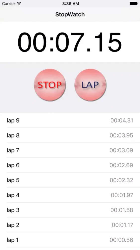 Zrzuty ekranu Stop Watch Best