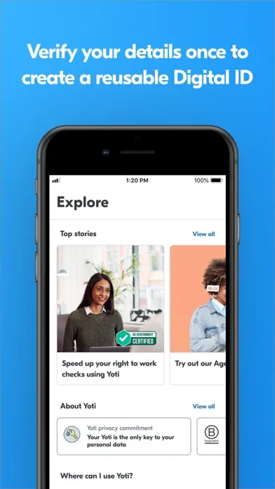 تصاویر Yoti - Your digital identity