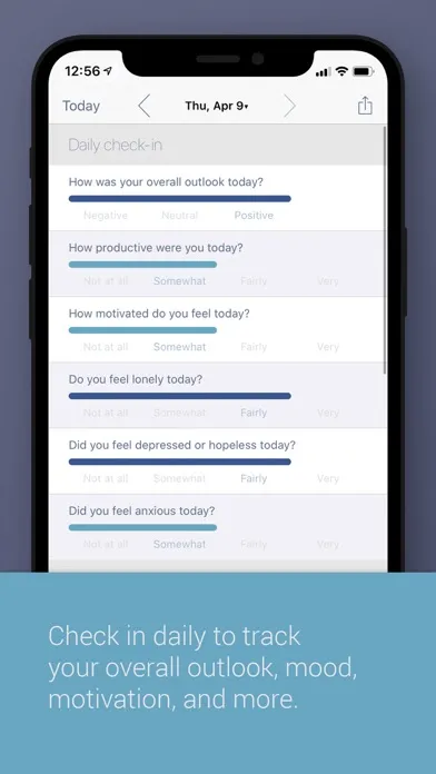 eMoods Wellness Tracker 스크린샷