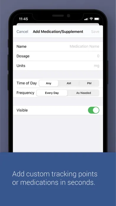 eMoods Wellness Tracker 스크린샷