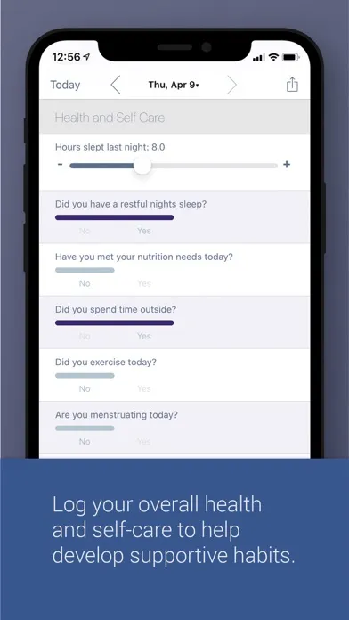 eMoods Wellness Tracker 스크린샷