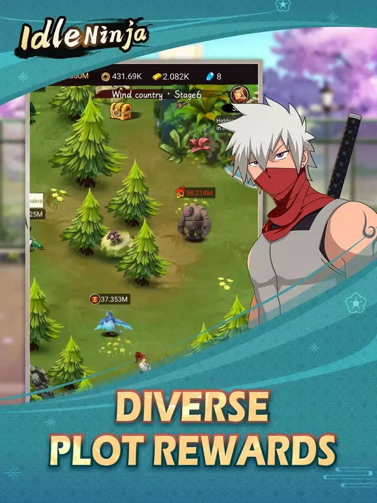 تصاویر Idle Ninja - Ninja Games iPad 