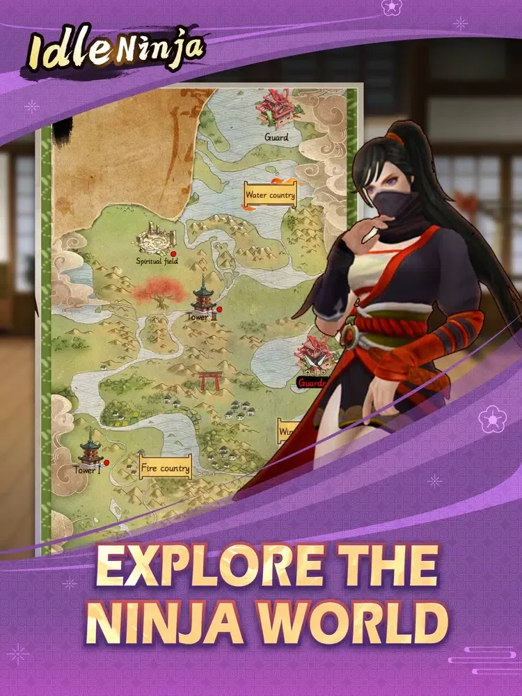 تصاویر Idle Ninja - Ninja Games iPad 