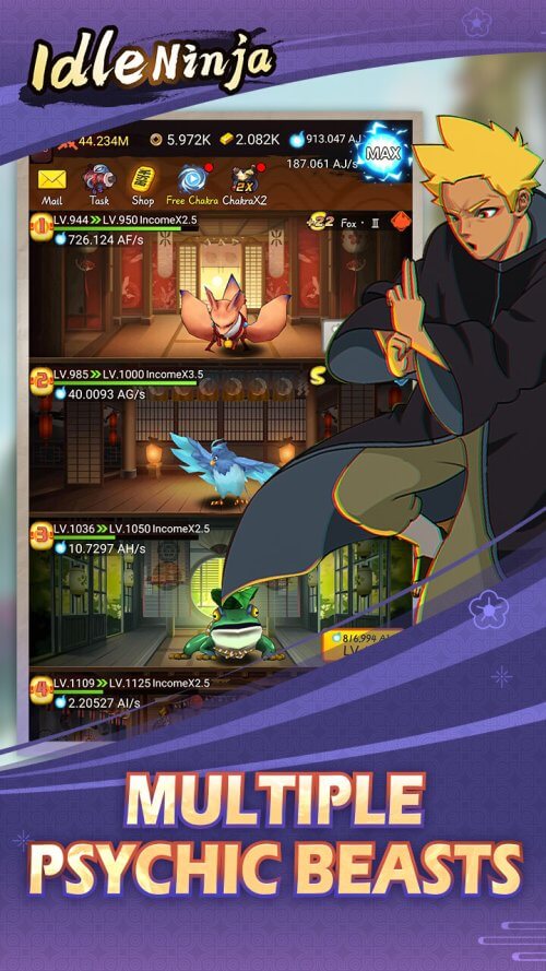 Idle Ninja - Summon Eudemons-screenshot-2