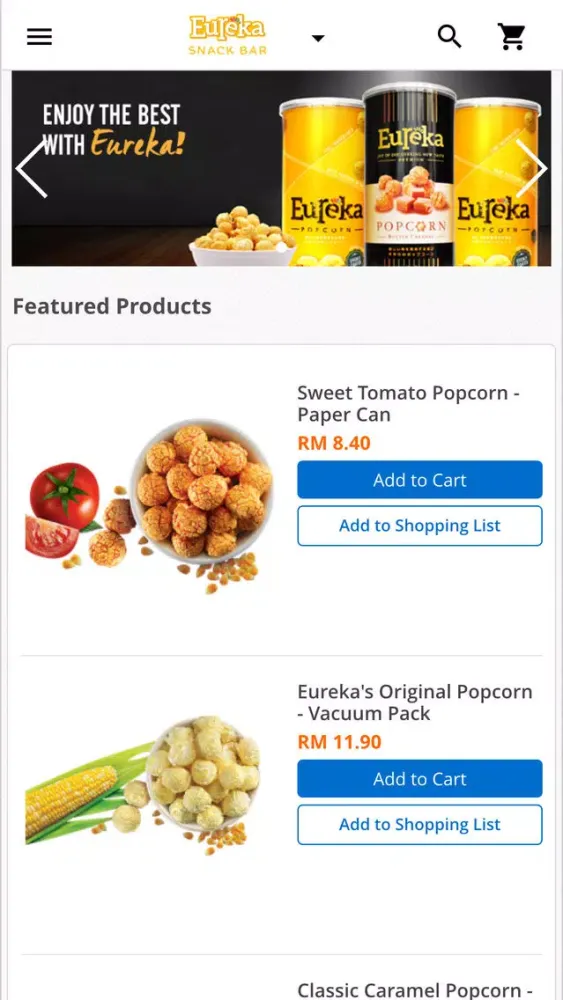 ภาพหน้าจอของ Eureka Snack Bar