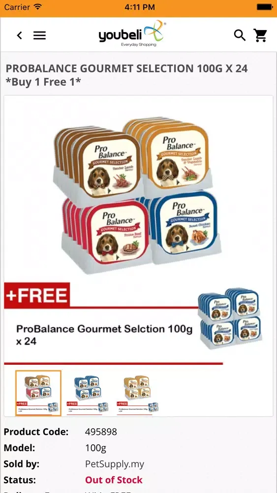 Captures d'écran de PetSupply.my