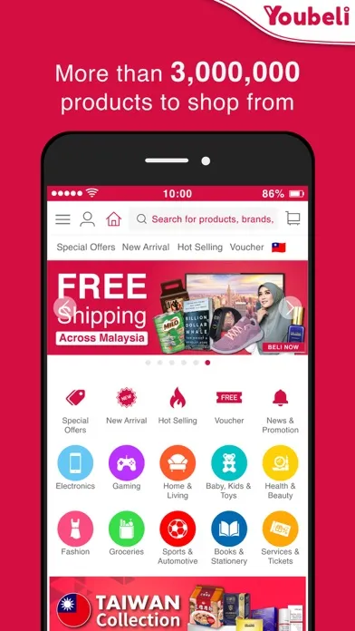 Tangkapan layar Youbeli Online Shopping