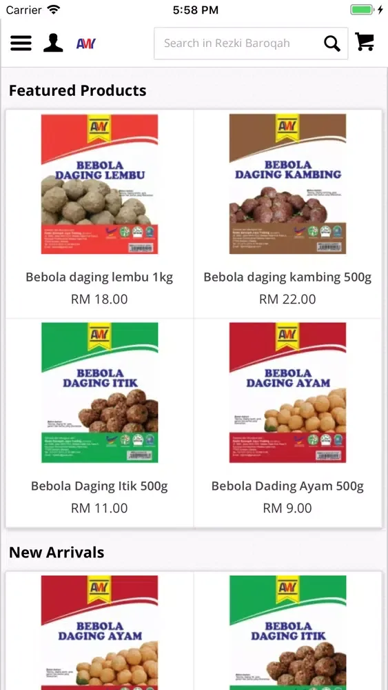 Screenshot di Rezki Barokah