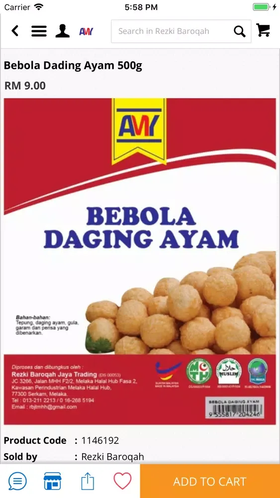 Screenshot di Rezki Barokah