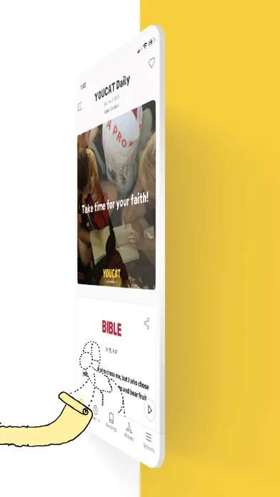 Captures d'écran de YOUCAT Daily Bible, Catechism