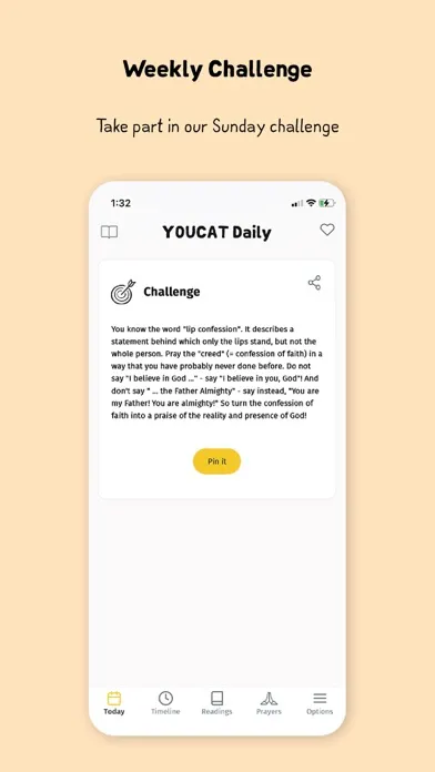 Captures d'écran de YOUCAT Daily Bible, Catechism