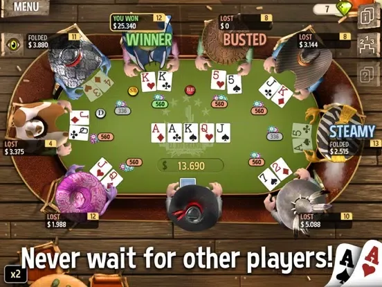 Capturas de tela do Governor of Poker 2 - Offline iPad 
