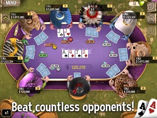 Capturas de tela do Governor of Poker 2 - Offline iPad 